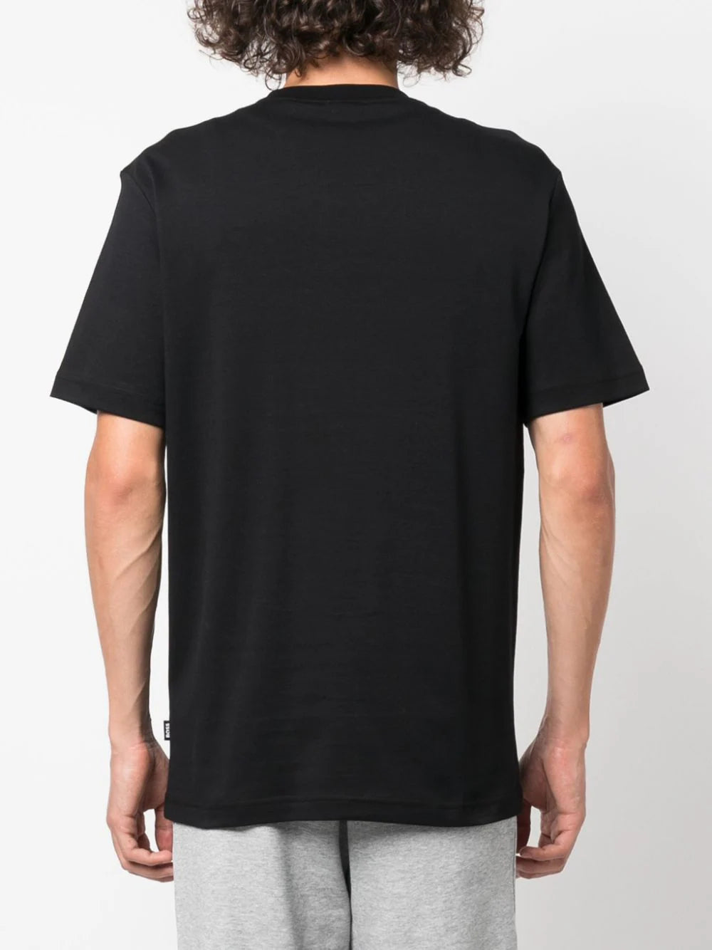 BOSS  logo-patch cotton T-shirt