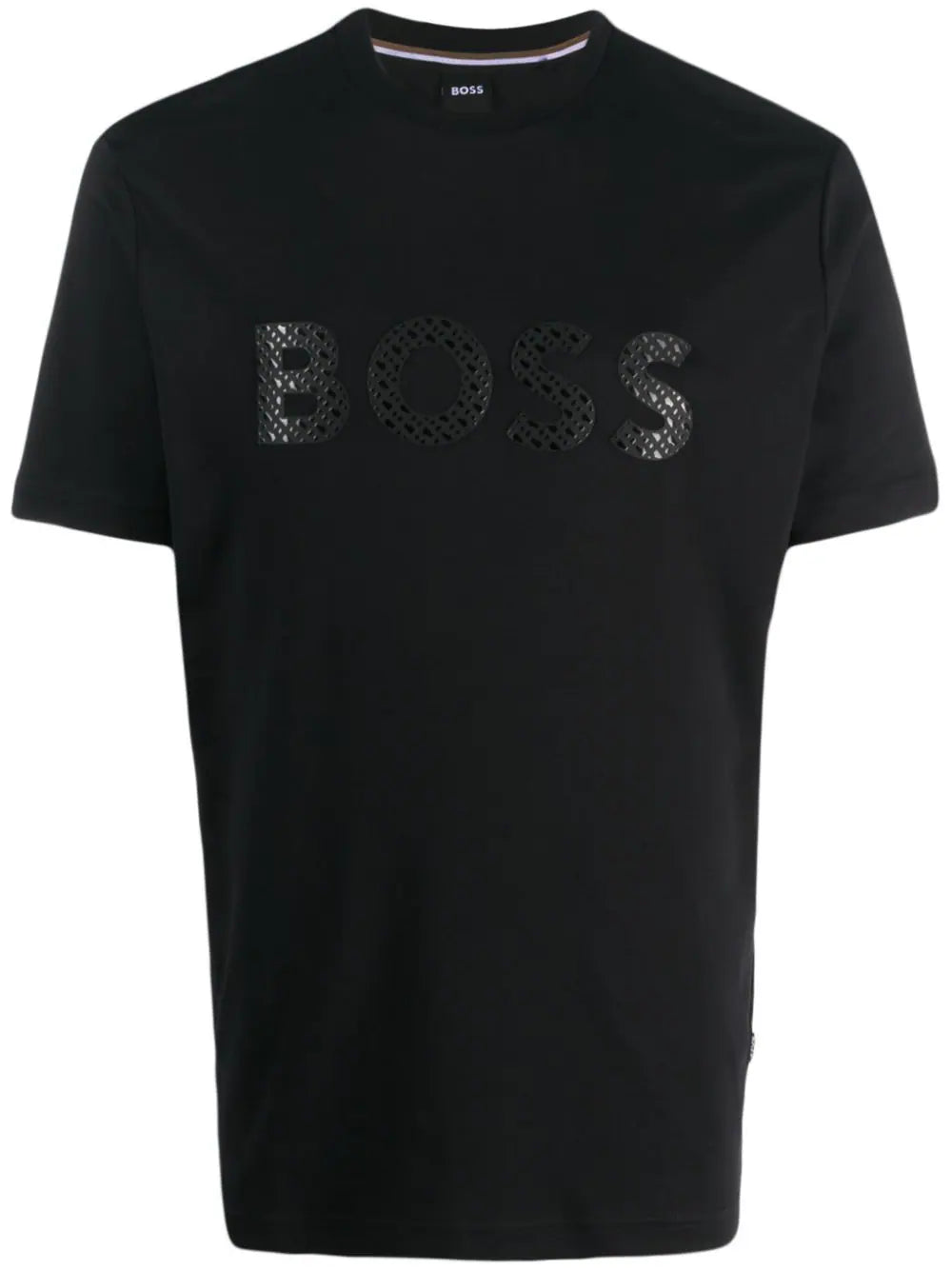 BOSS  logo-patch cotton T-shirt