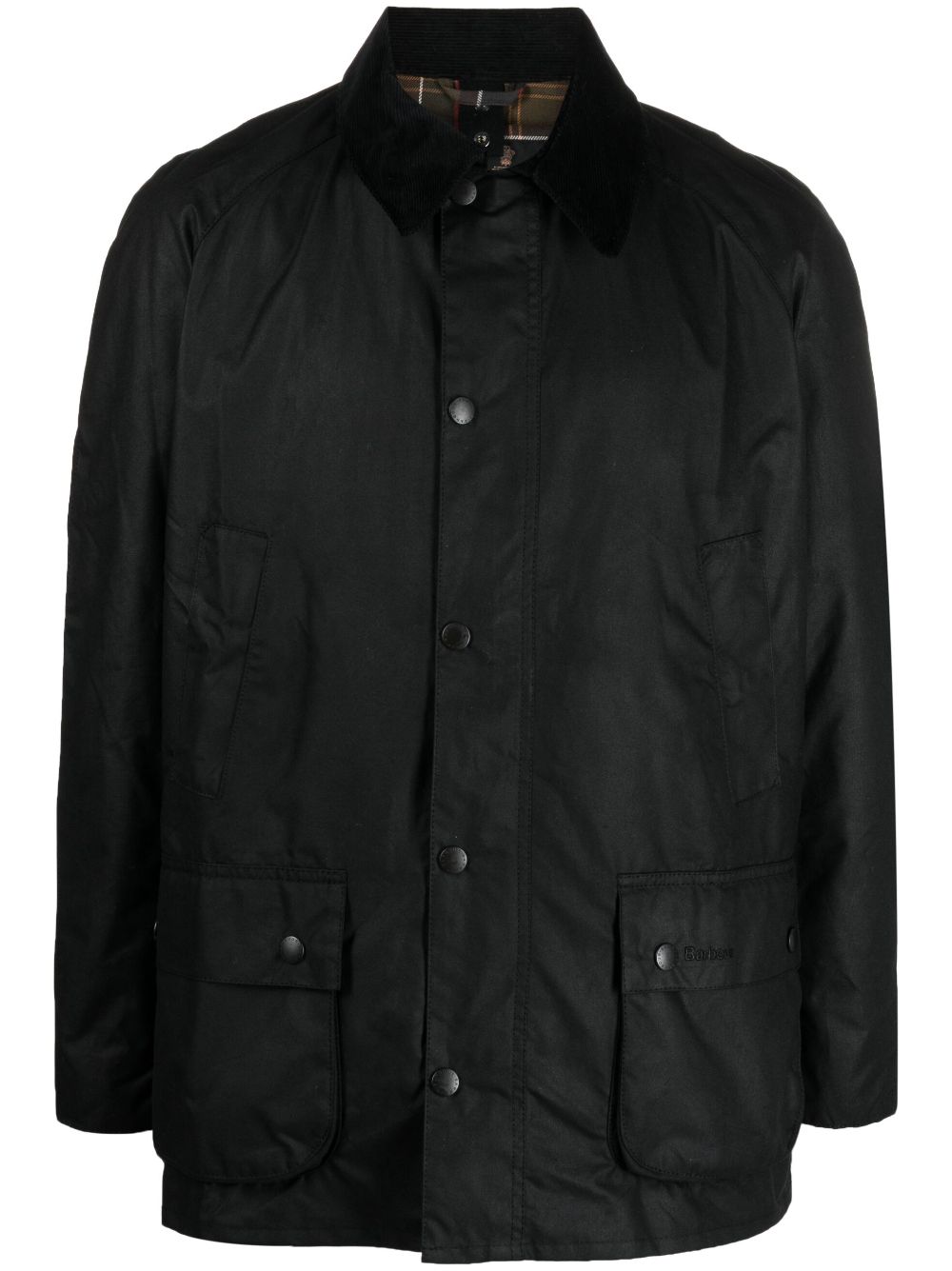 Barbour  collared wax jacket