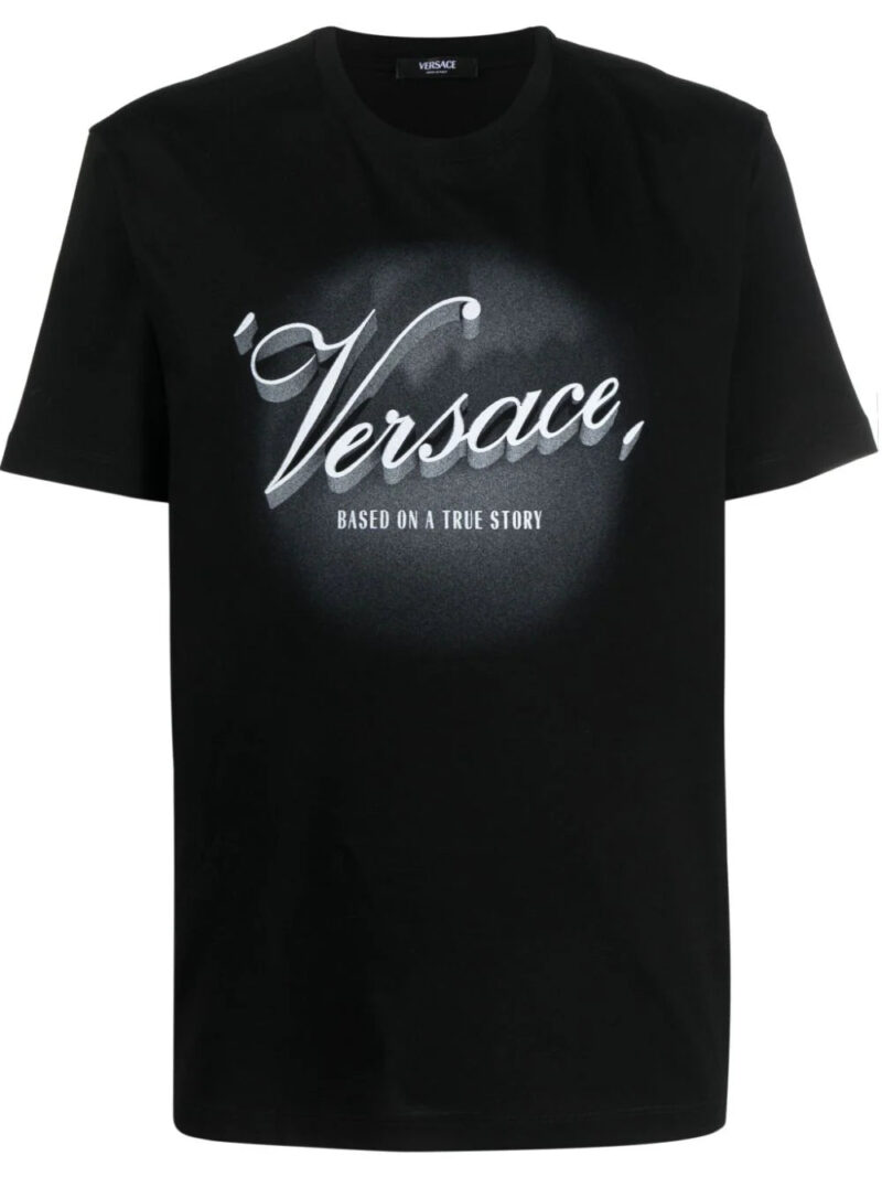Versace  logo-print cotton T-shirt
