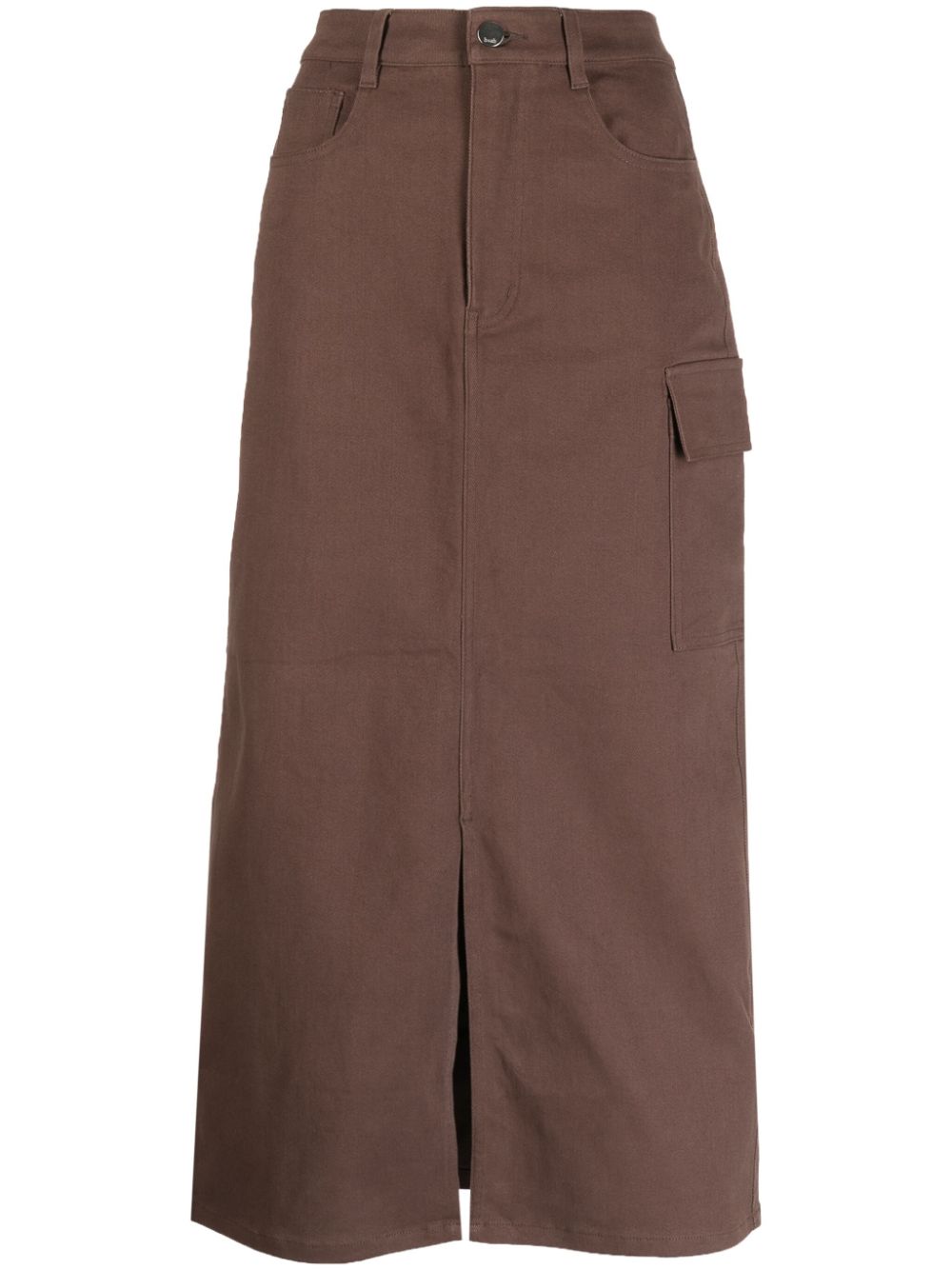 b+ab  high-waisted midi skirt