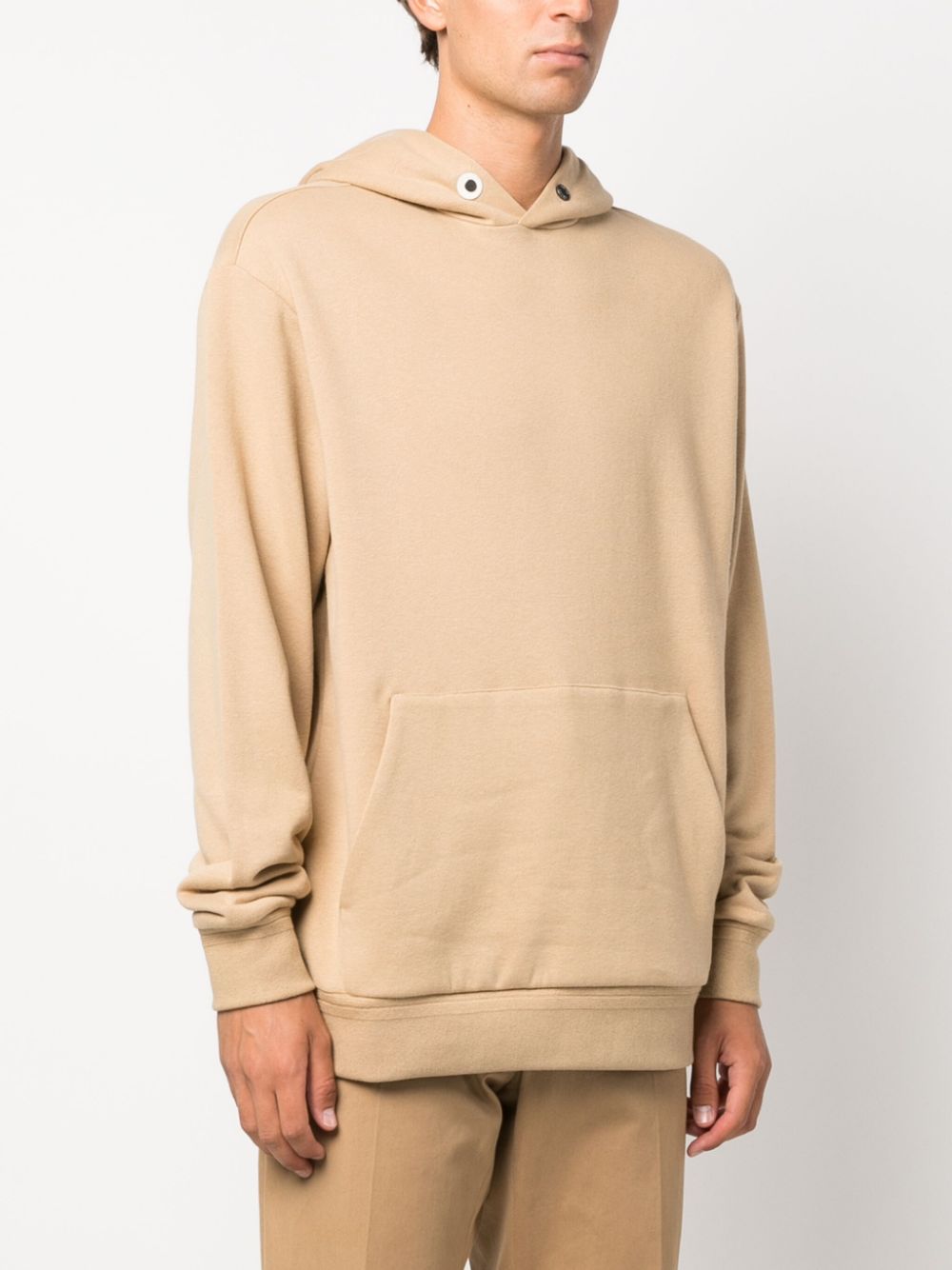 Zegna  slouchy-hood cotton blend hoodie