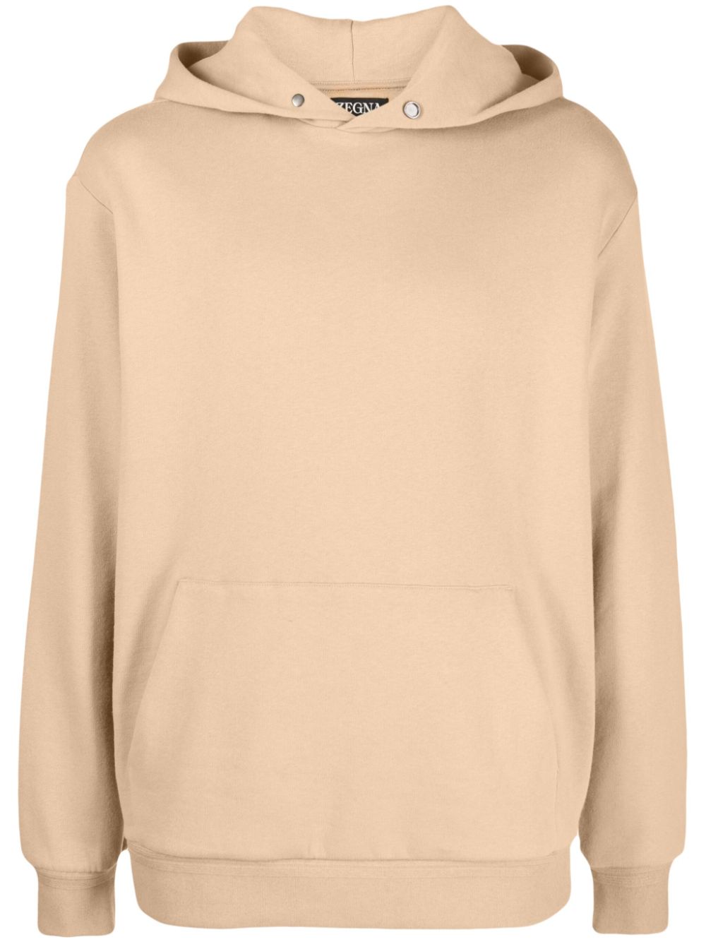 Zegna  slouchy-hood cotton blend hoodie