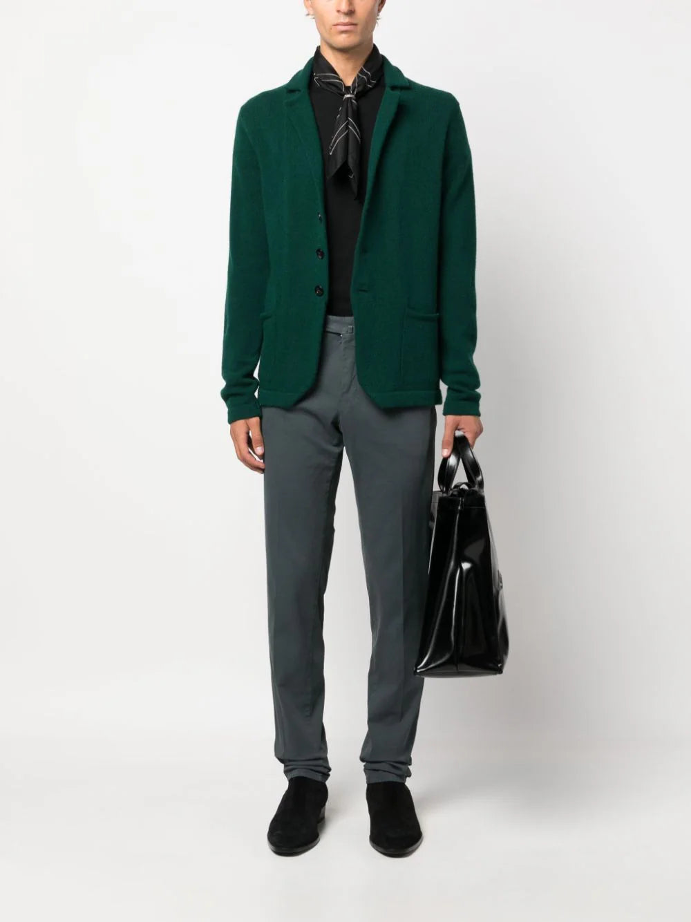 Boglioli  knitted virgin wool blazer