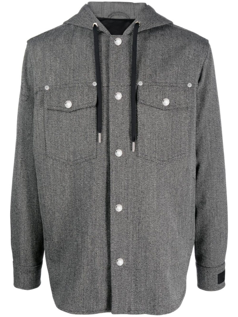Versace hooded blouson jacket