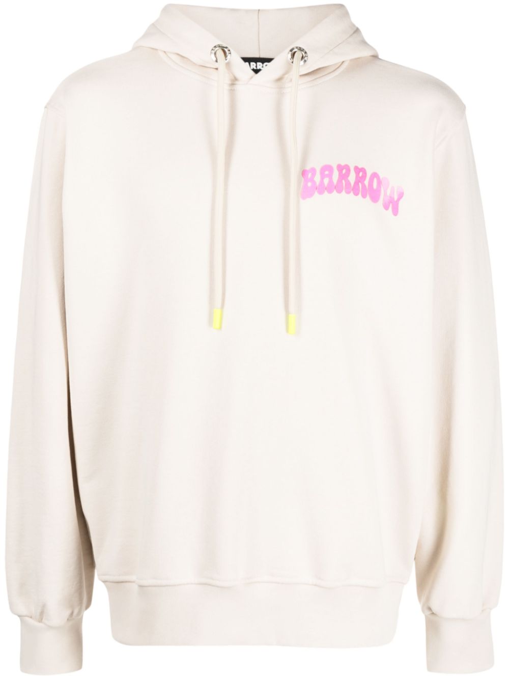 BARROW  logo-print cotton hoodie
