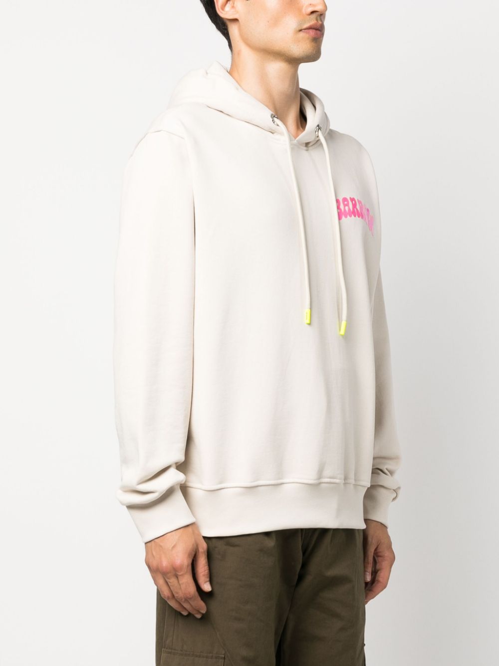 BARROW  logo-print cotton hoodie