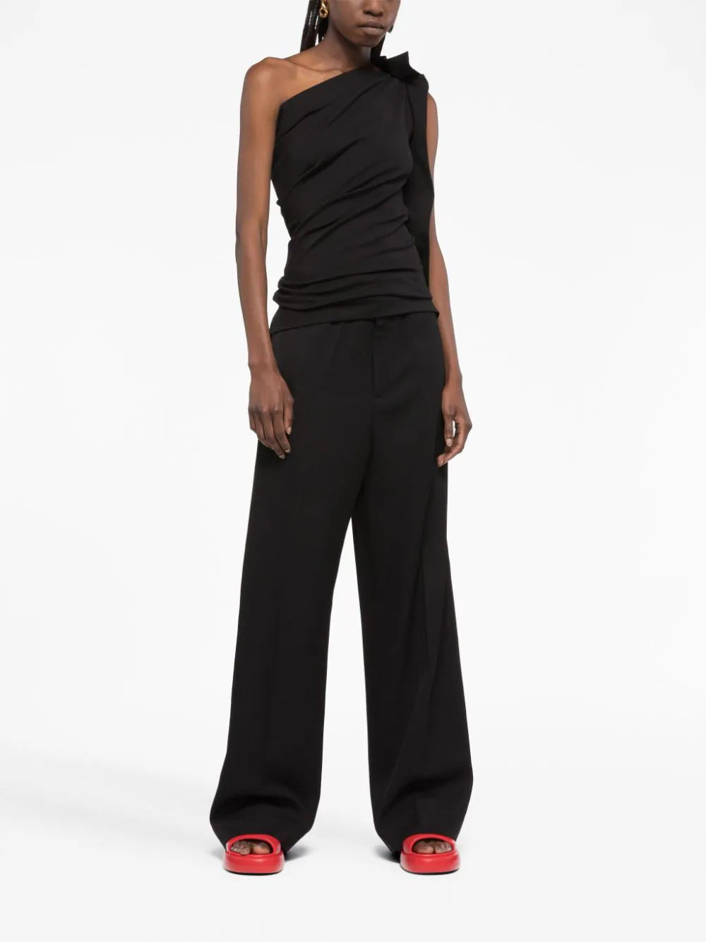 AZ FACTORY  one-shoulder jersey top