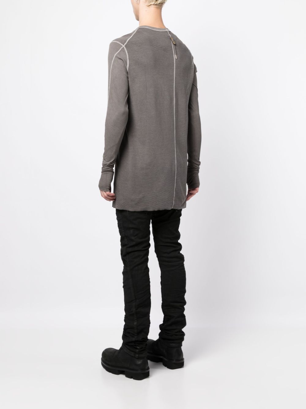 Boris Bidjan Saberi  fine-ribbed long-sleeved T-shirt
