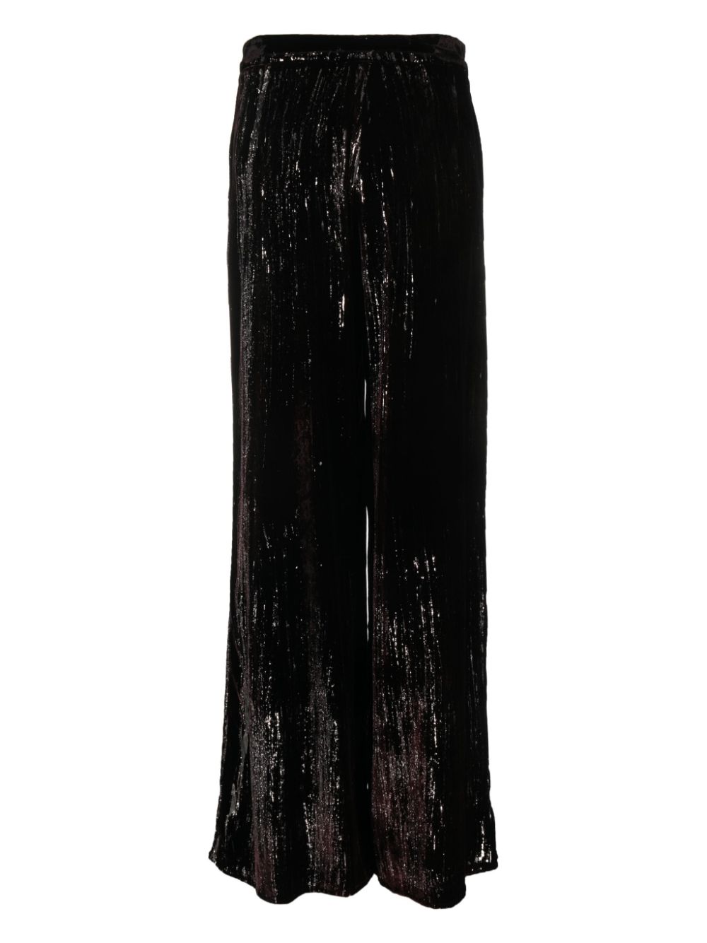 Avant Toi sequin-embellished flared trousers