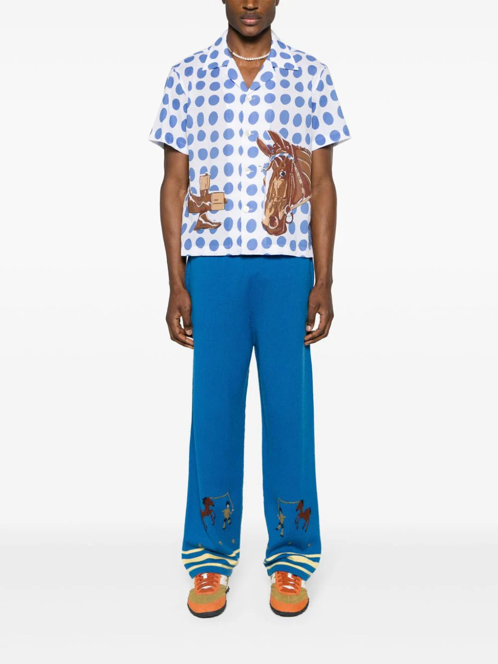 BODE  Jockey Dot cotton shirt