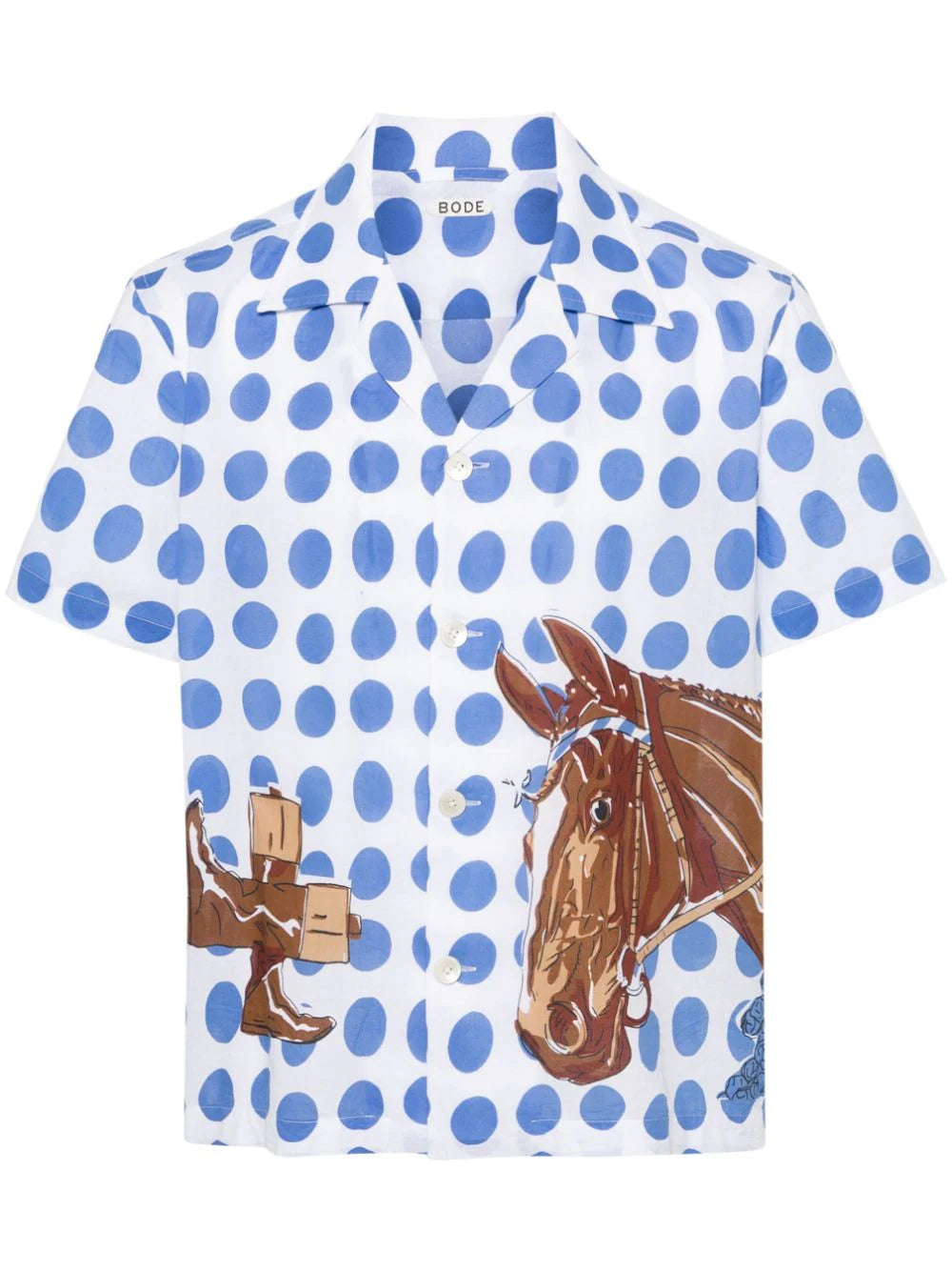 BODE  Jockey Dot cotton shirt