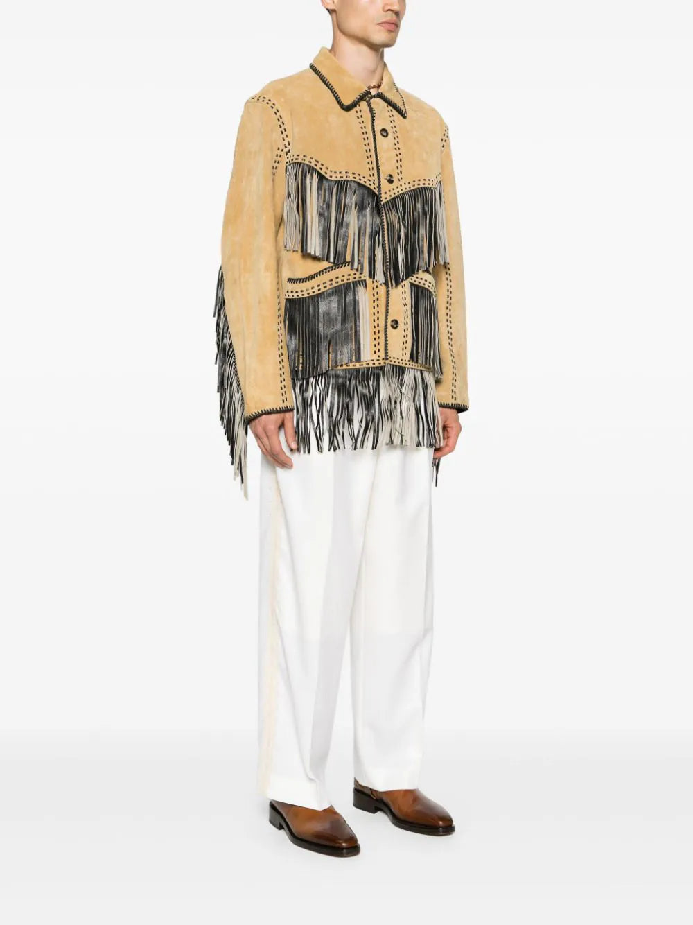 BODE  Appalachian fringed suede jacket