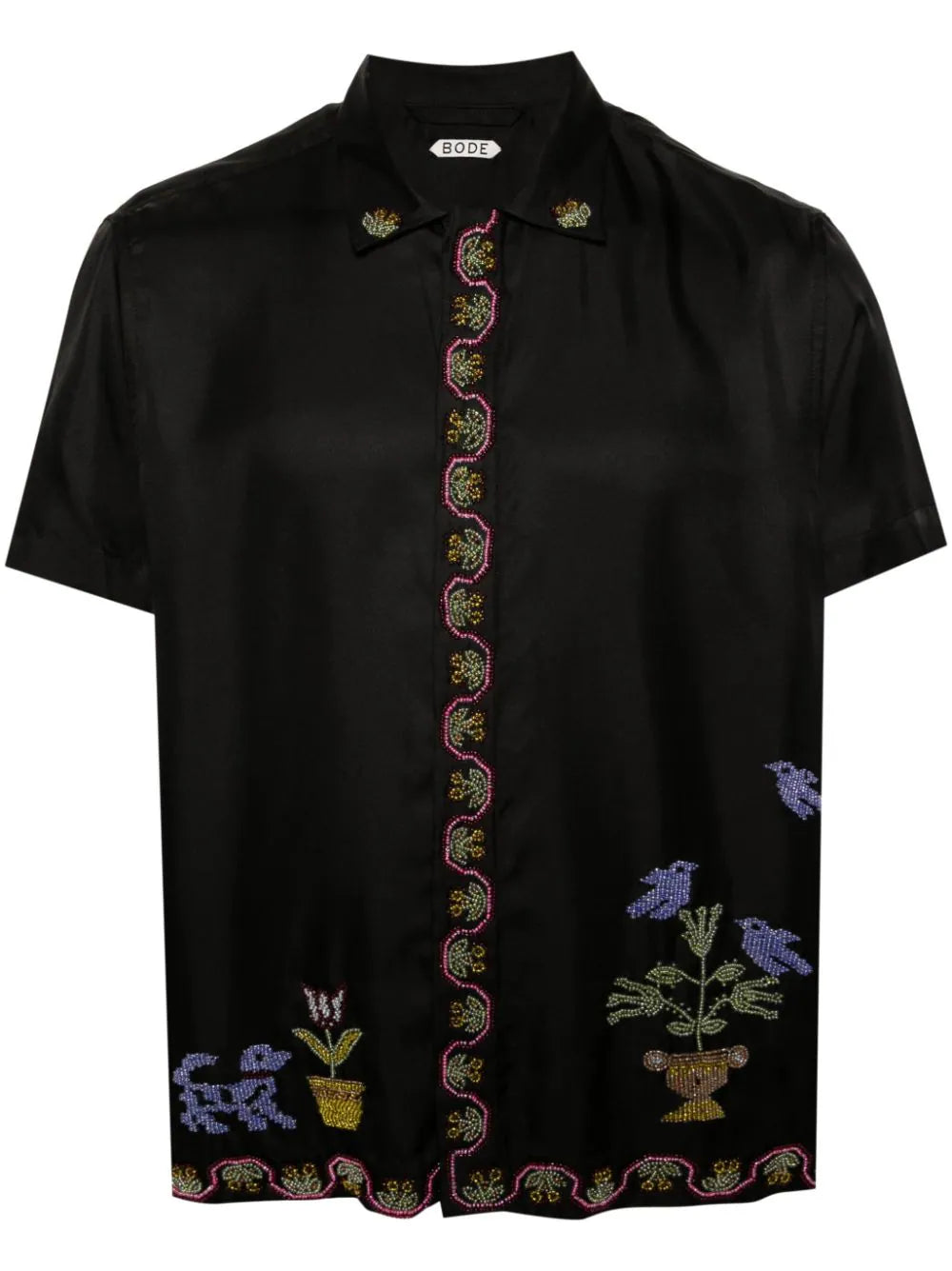 BODE  Garden Sampler silk shirt