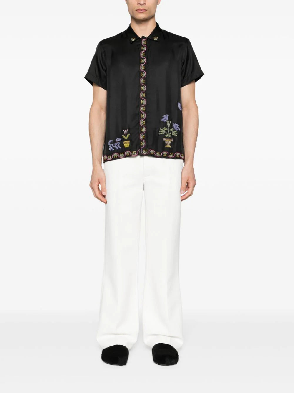 BODE Garden Sampler silk shirt