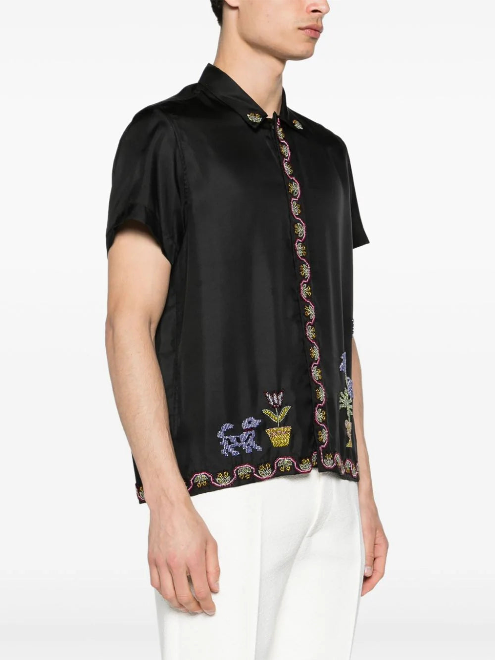 BODE Garden Sampler silk shirt