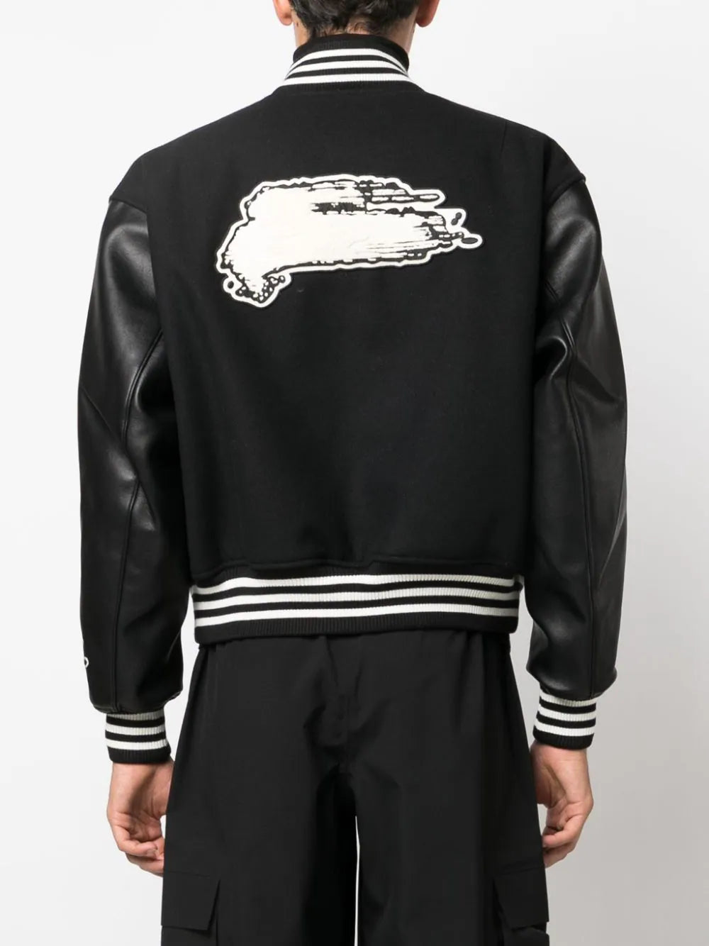 Y-3 Varsity zipped bomber jacket - Image 4