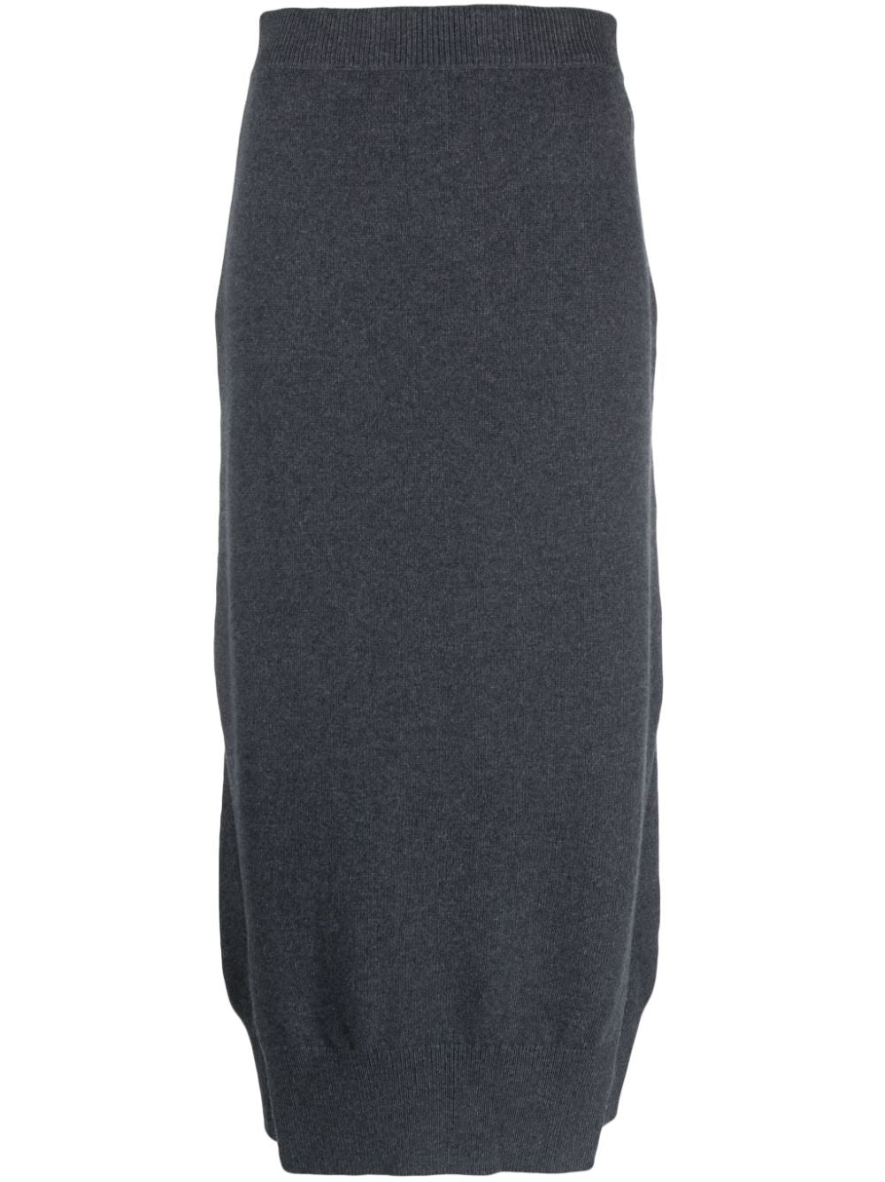 Barrie  Iconic high-waist cashmere skirt