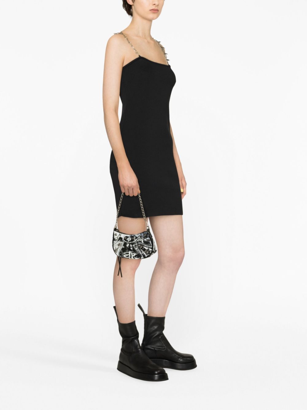 1017 ALYX 9SM studded chain-strap minidress