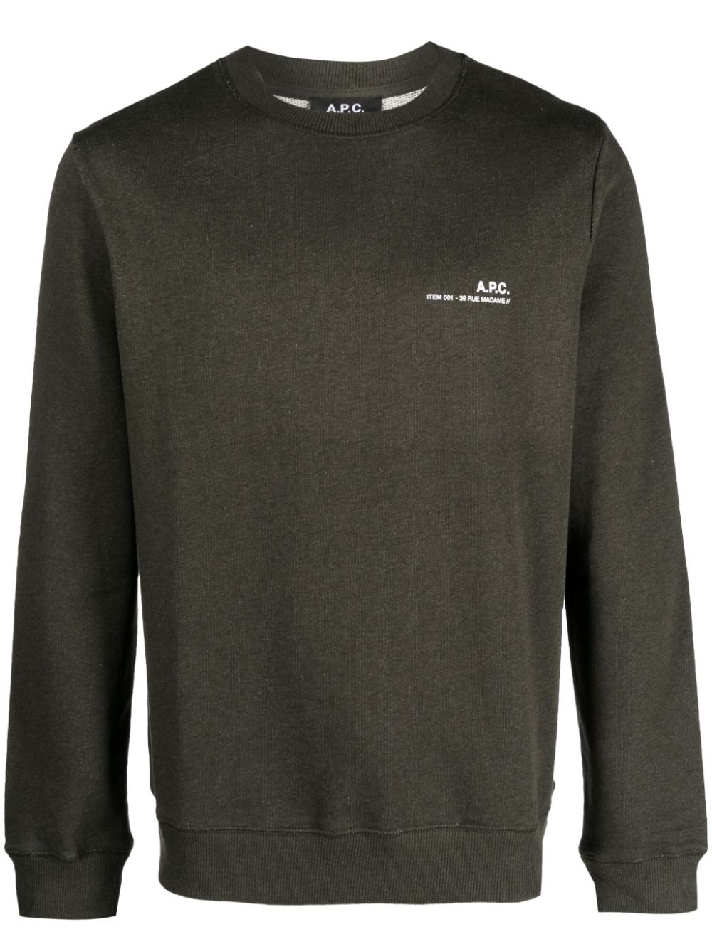A.P.C.  Heather cotton sweatshirt