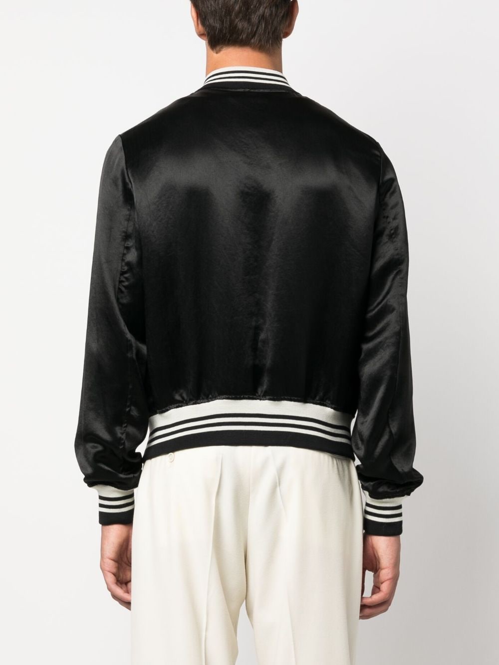 AMIRI logo-embroidered varsity jacket