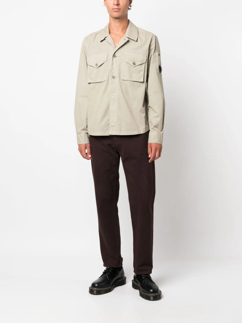 C.P. Company  Lens-detail cotton shirt