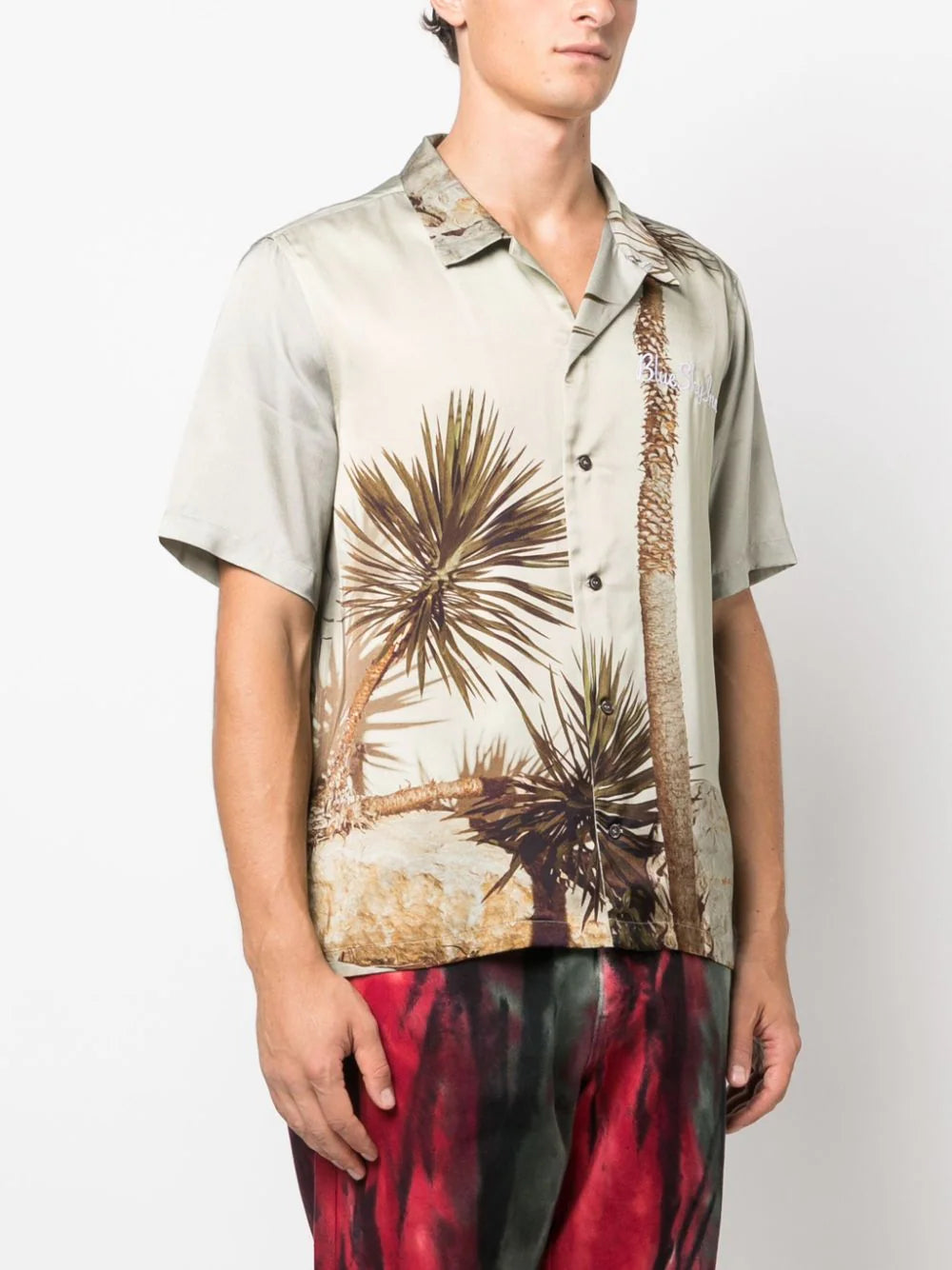 BLUE SKY INN Dragon Tree button-up shirt