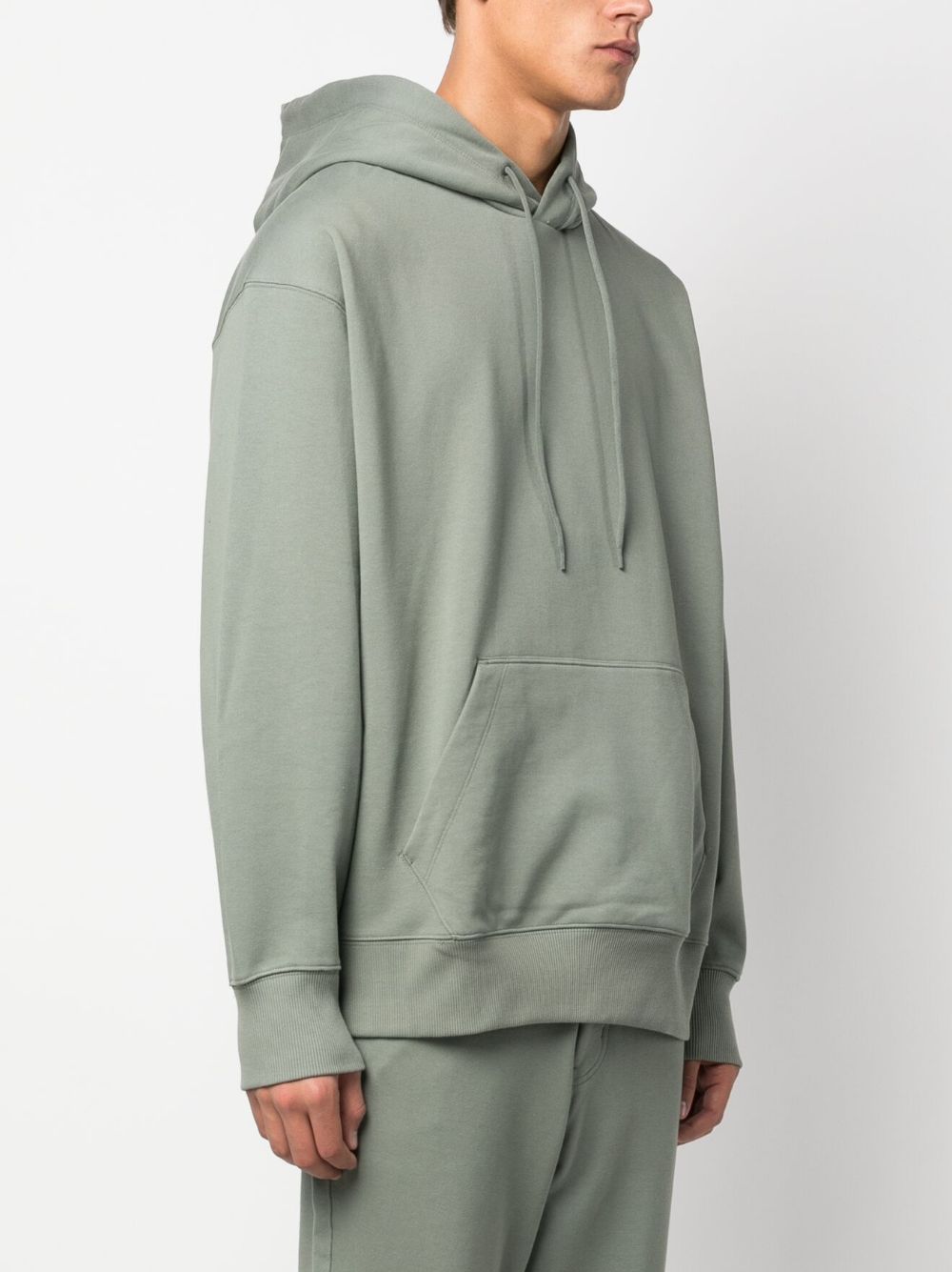 Y-3  drawstring cotton-blend hoodie