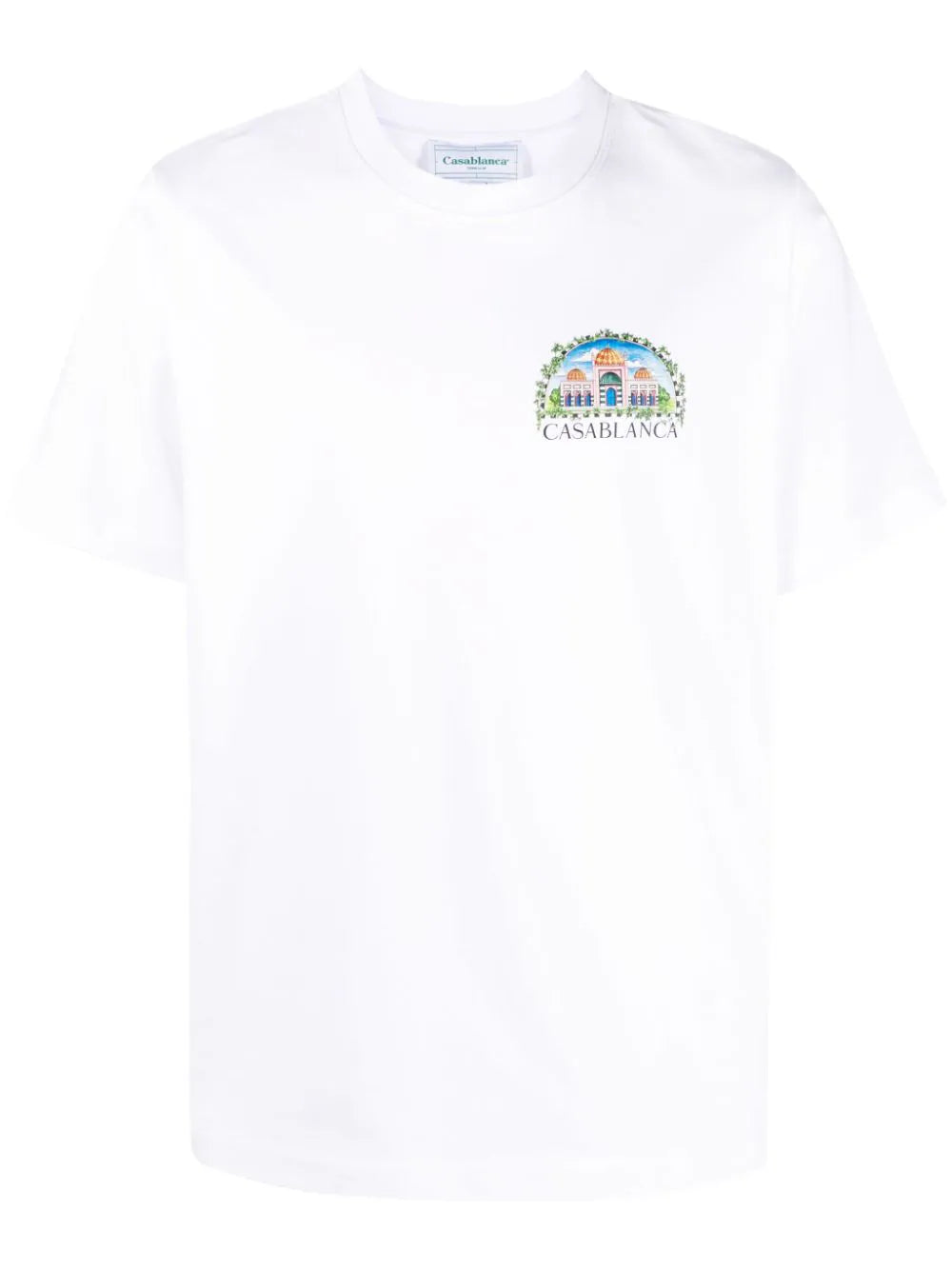 Casablanca  logo-print organic-cotton T-shirt