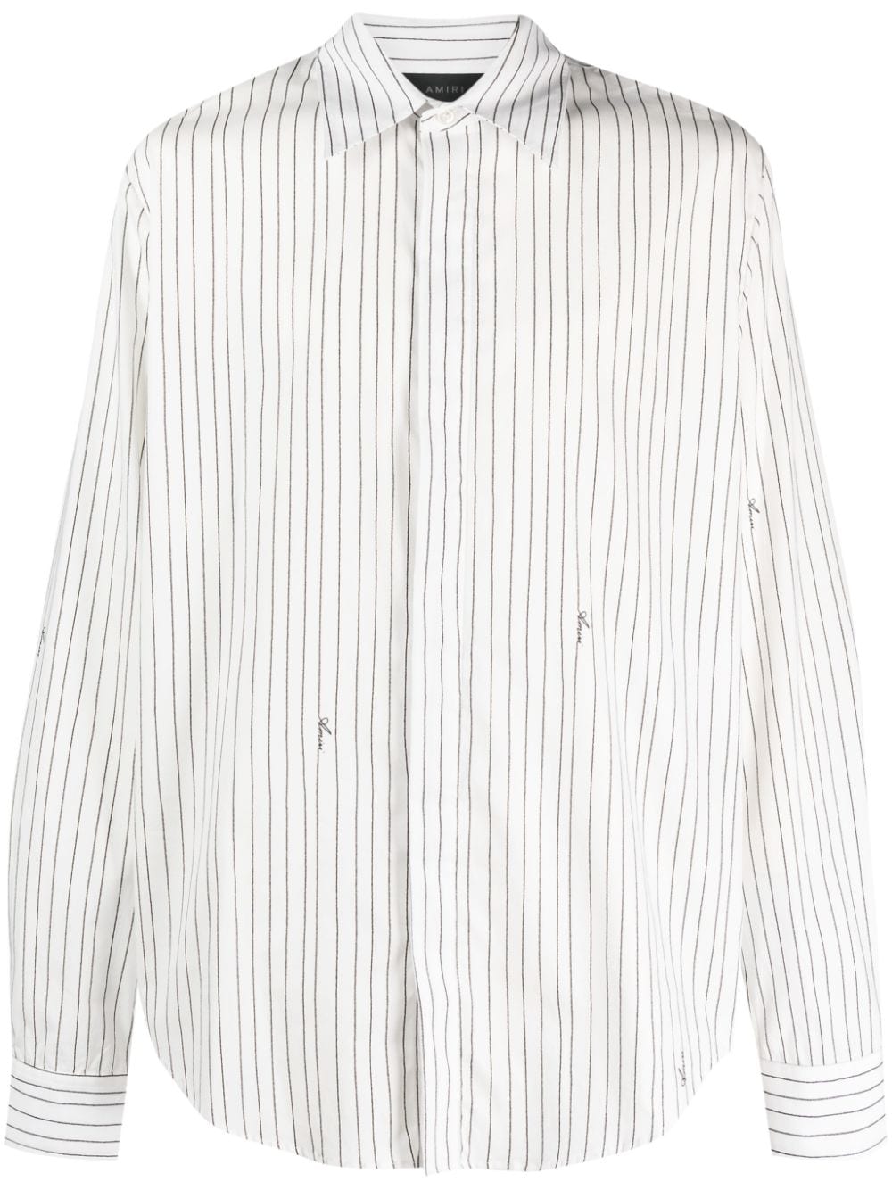 AMIRI striped long-sleeve cotton shirt