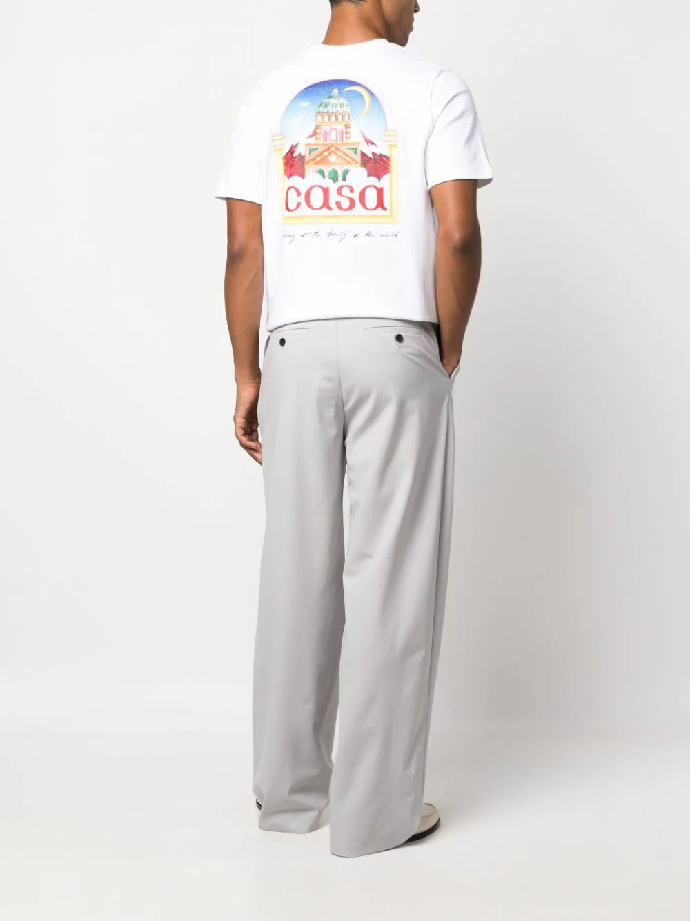 Casablanca  Vue De L'Arche organic-cotton T-shirt