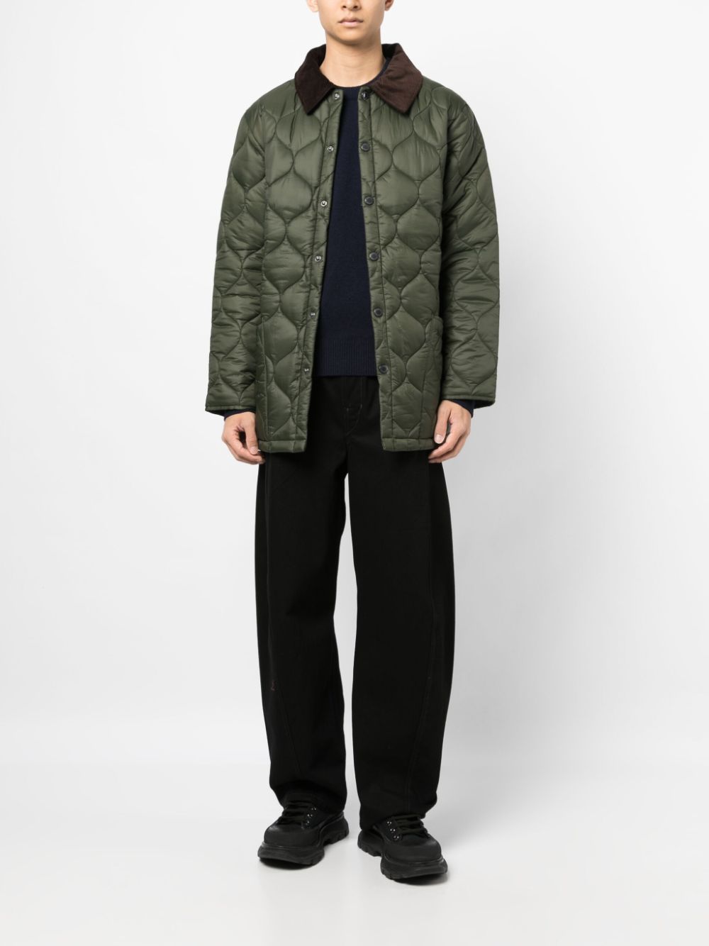 Barbour Beacon quilted shirt jacket