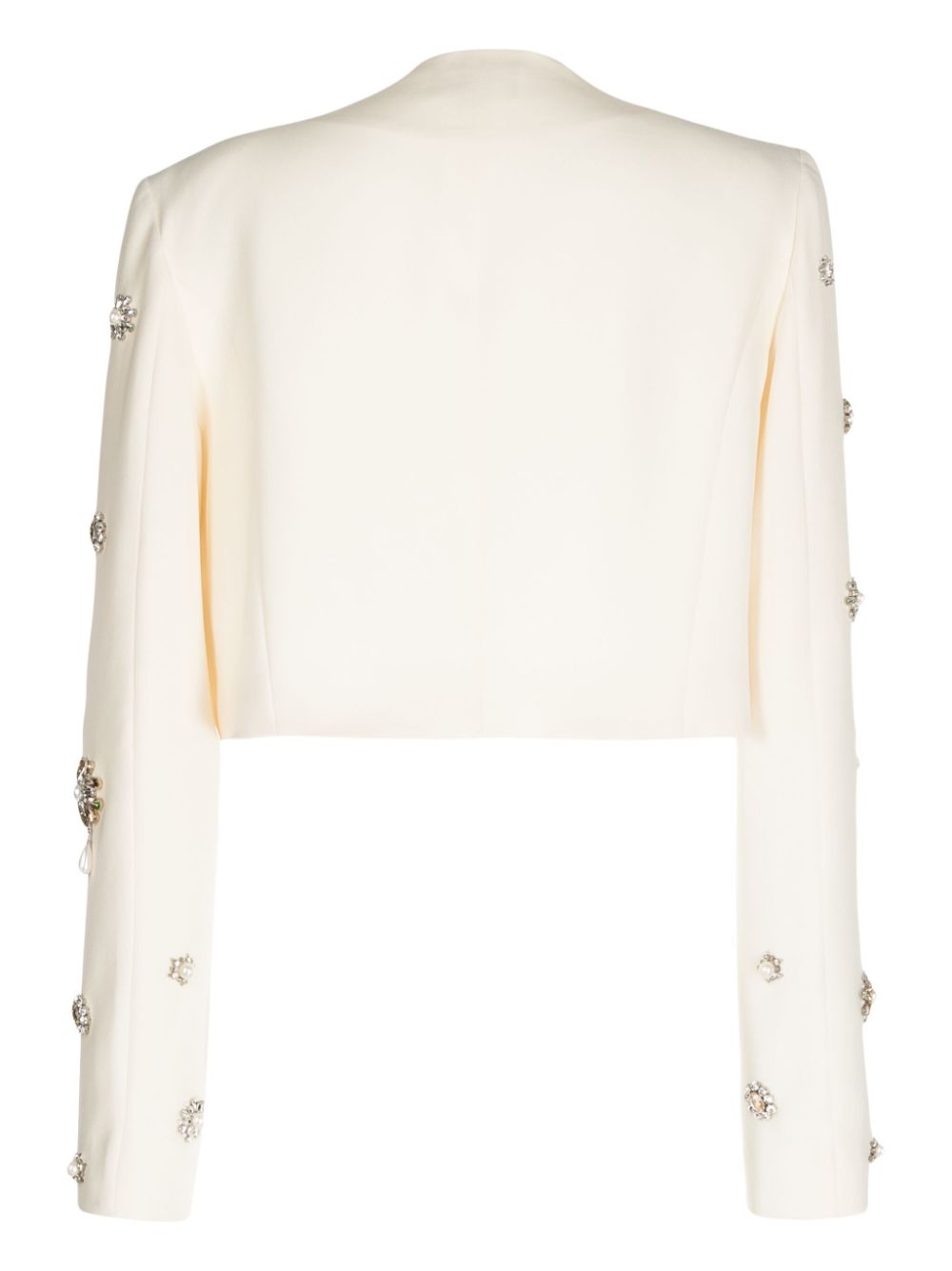 Zuhair Murad brooch-details cropped jacket