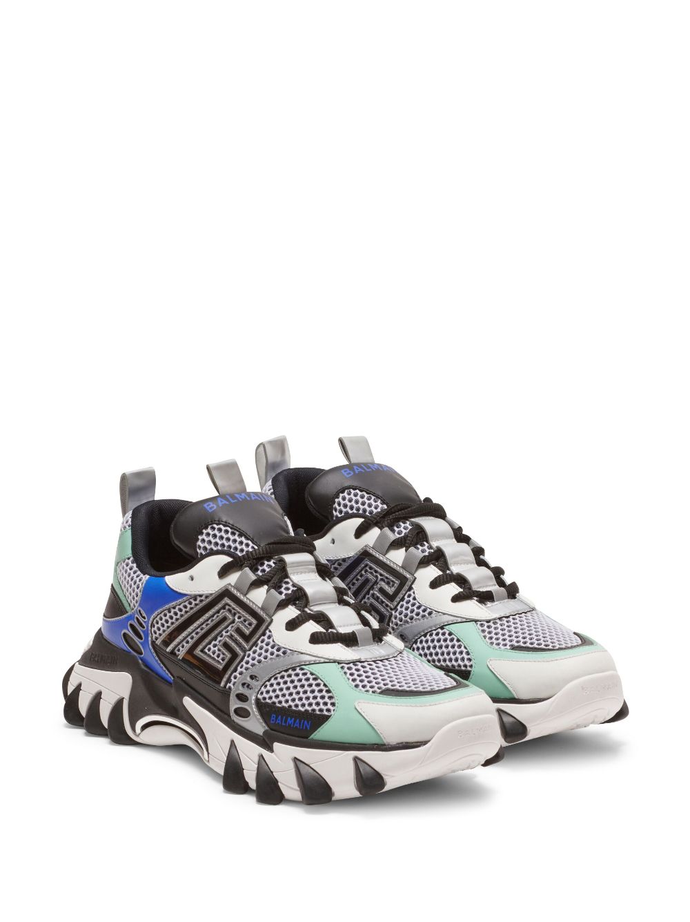 Balmain B-East panelled sneakers