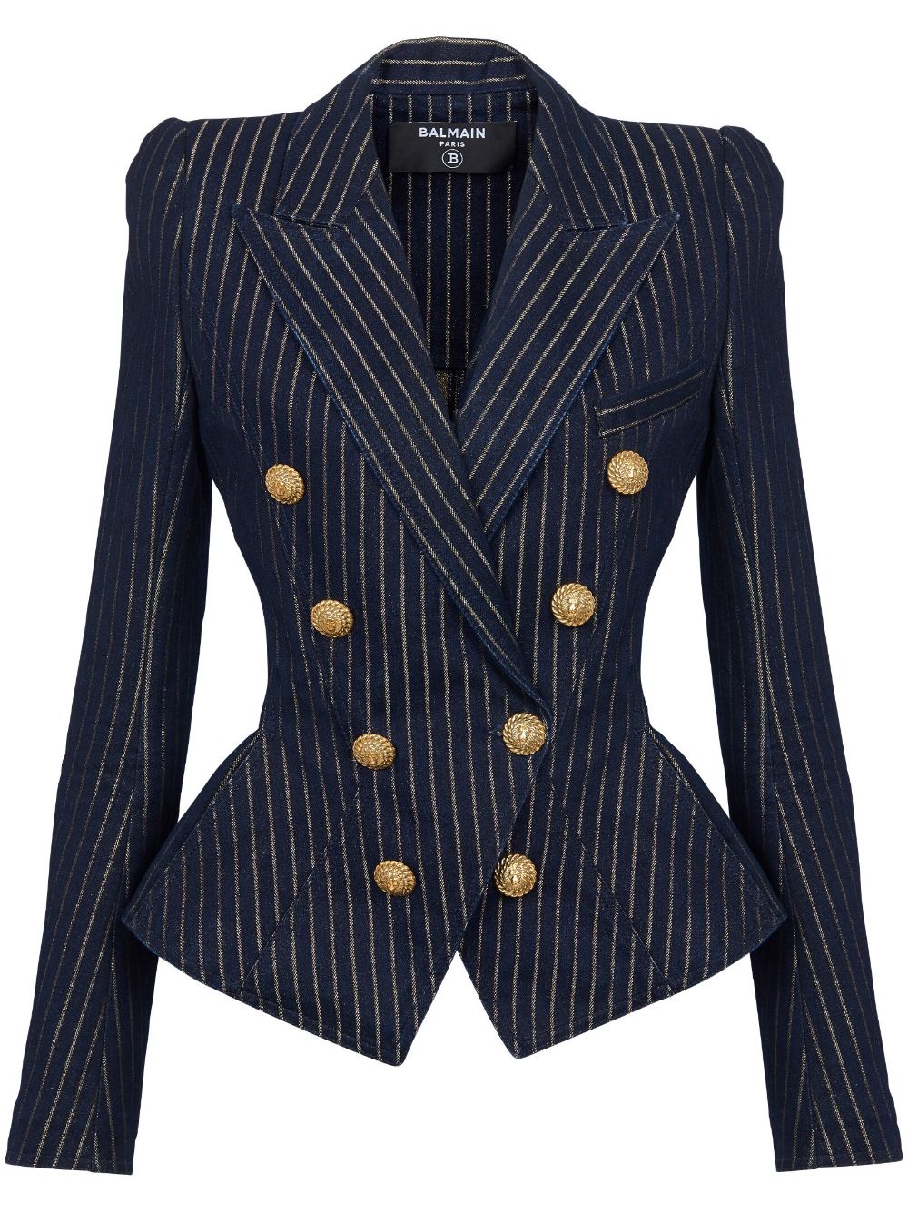 Balmain  fitted denim jacket