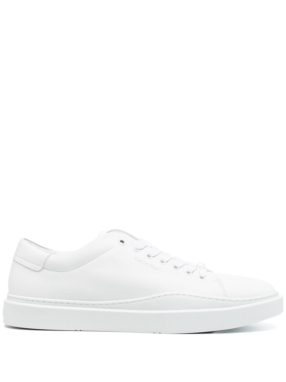 Calvin Klein logo-debossed textured sneakers