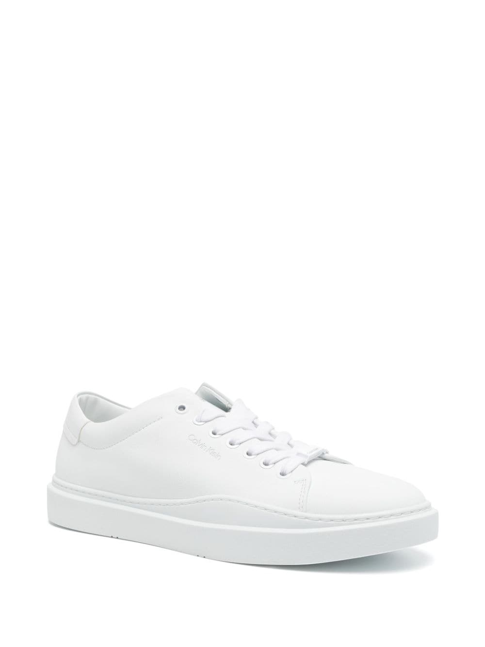 Calvin Klein logo-debossed textured sneakers