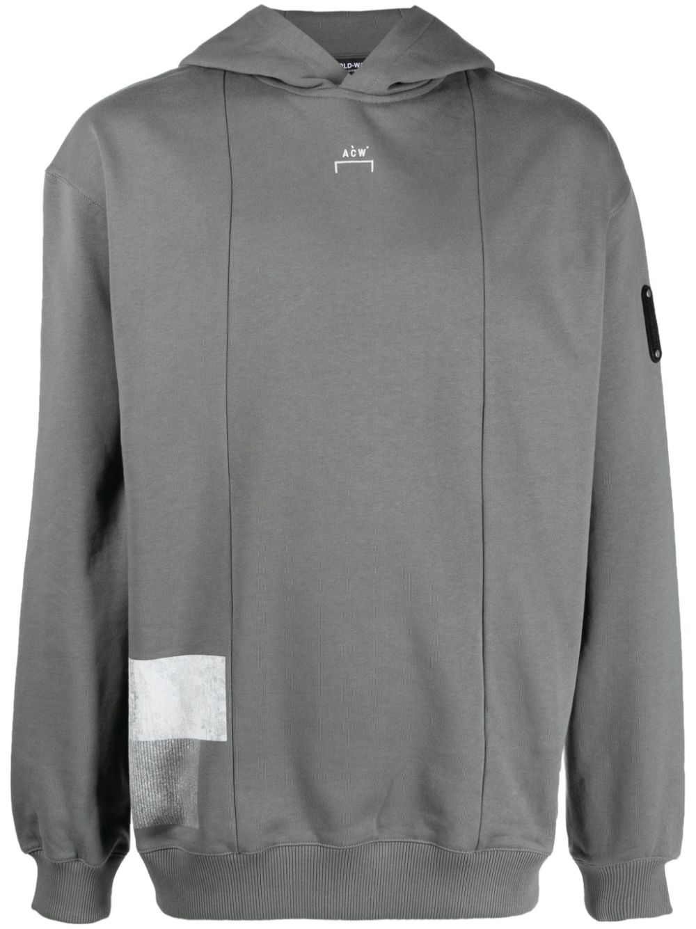 A-COLD-WALL*  Brutalist panelled cotton hoodie
