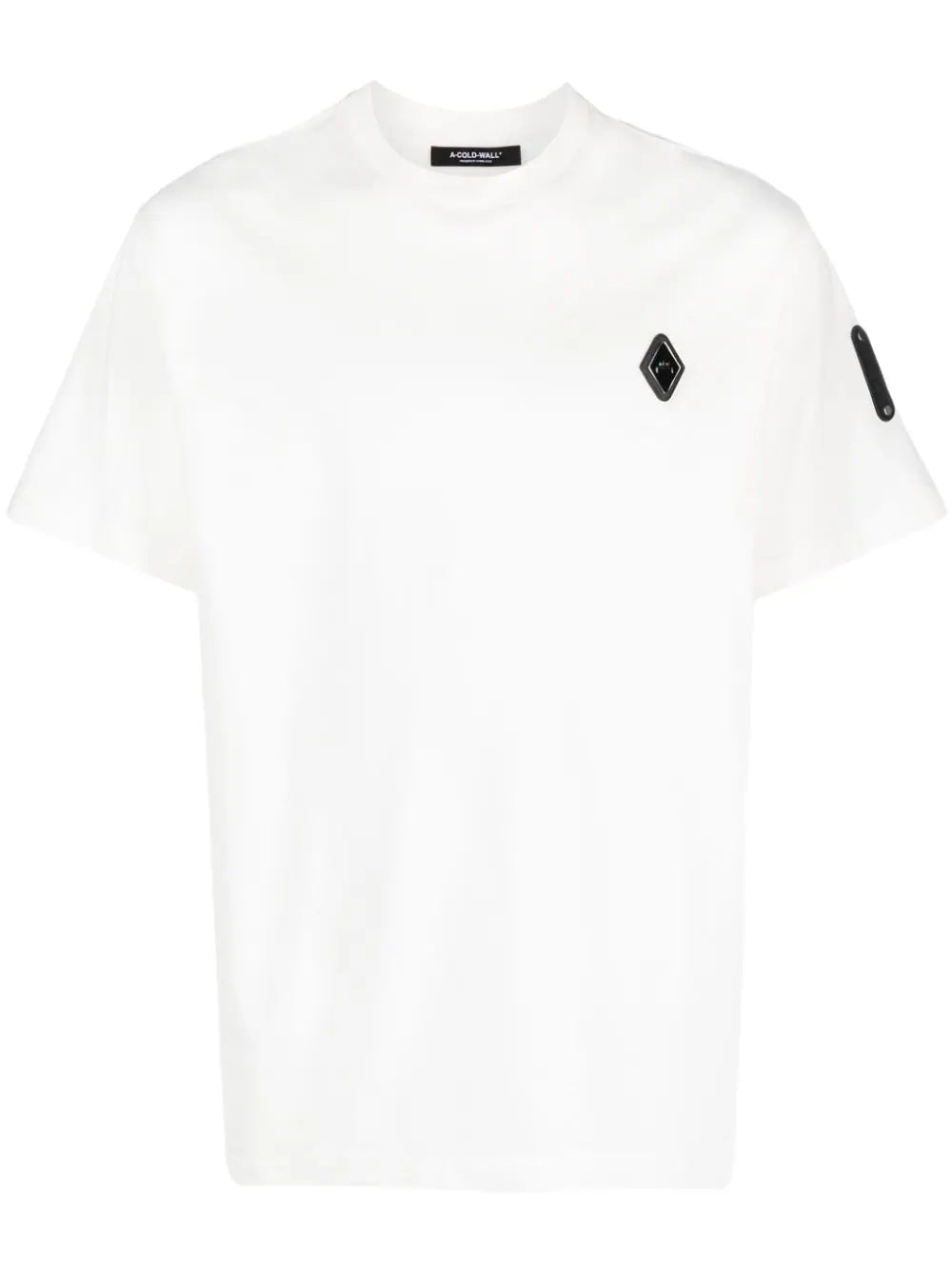 A-COLD-WALL*  Rhombus logo-plaque cotton T-shirt