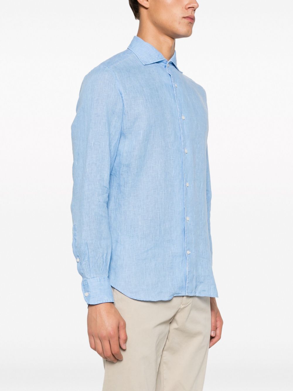 Boggi Milano  long-sleeve linen shirt