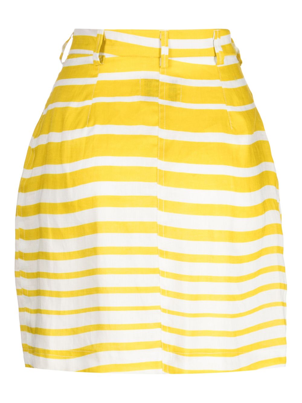 Bambah  Sicily striped linen mini skirt