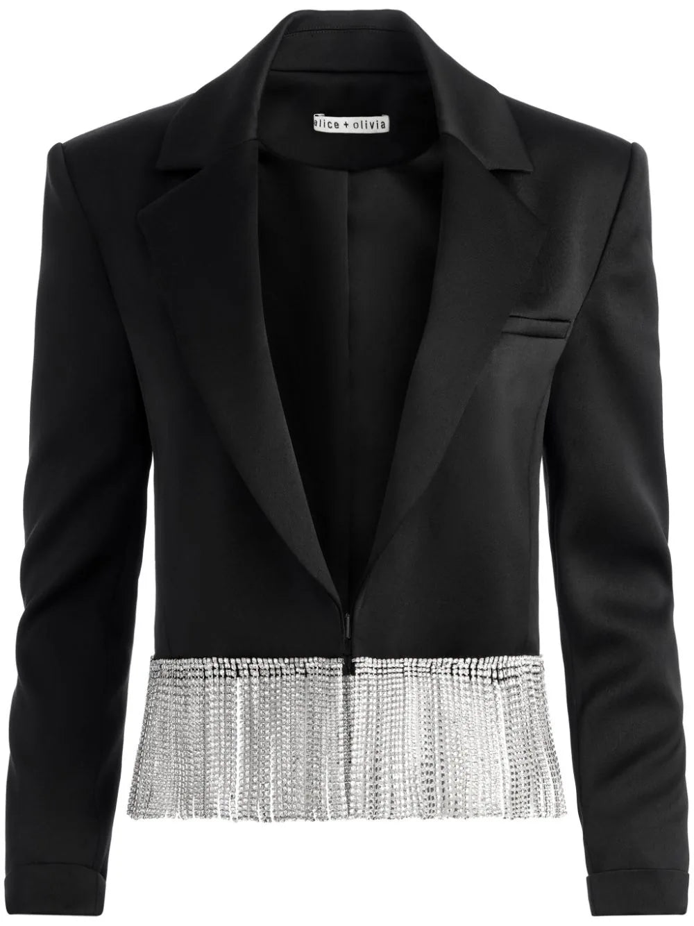 alice + olivia  Shan fringed-edge jacket