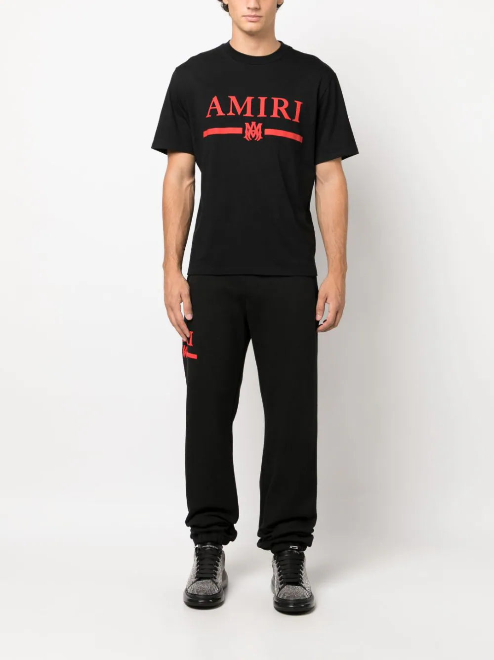 AMIRI  logo-print cotton T-shirt