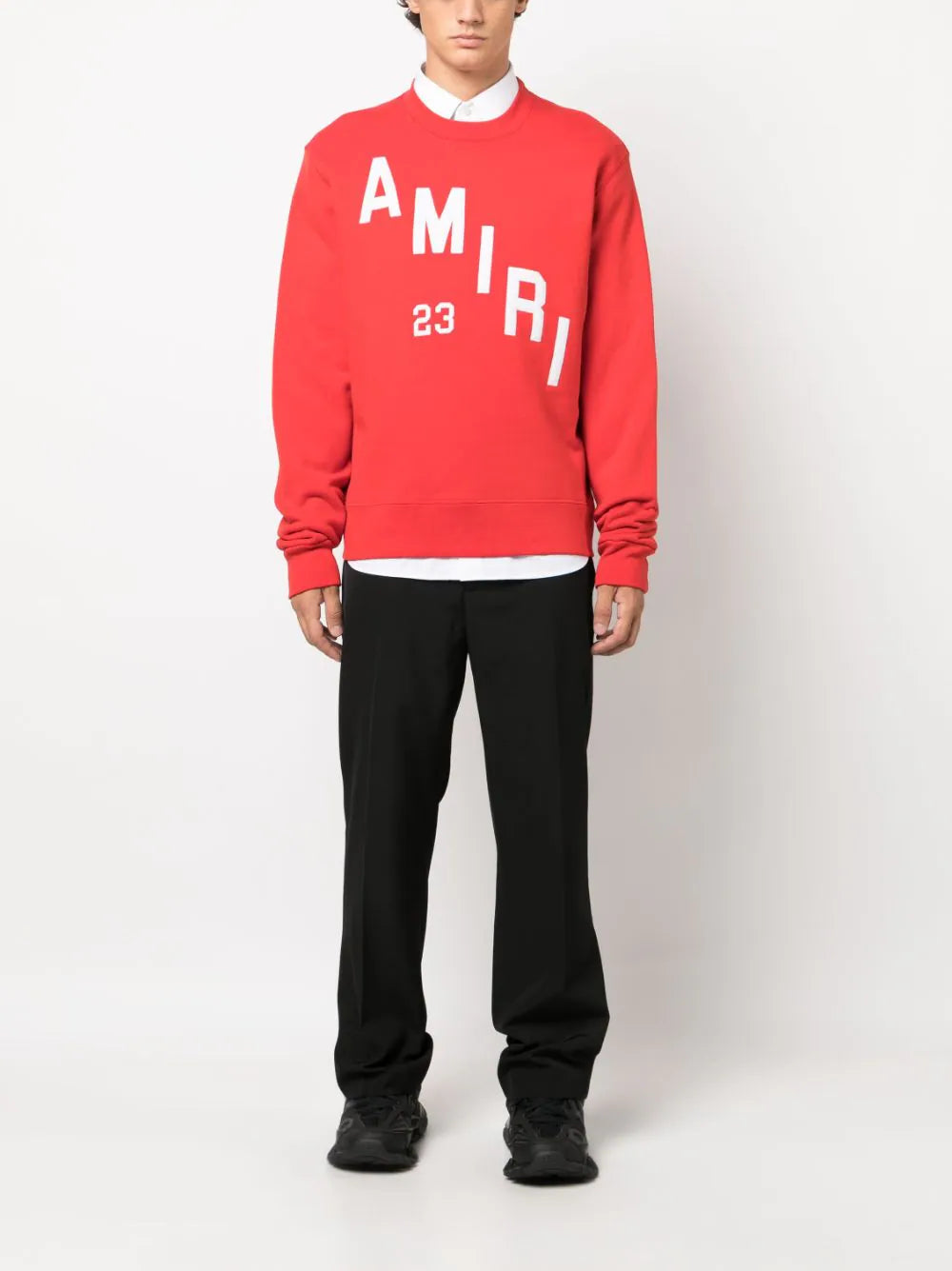 AMIRI logo-print crew-neck sweatshirt