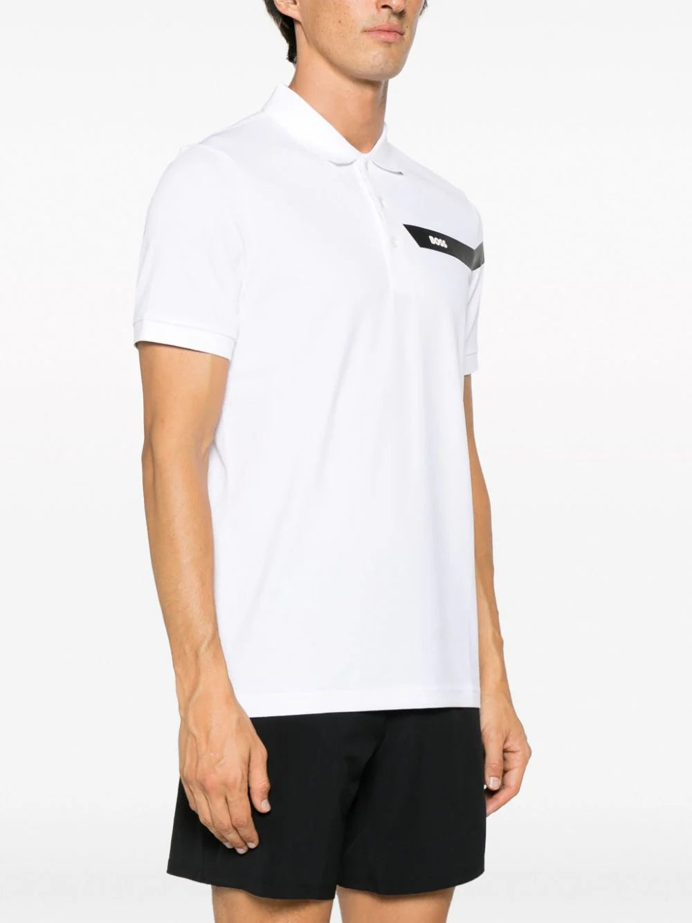 BOSS  logo short-sleeved polo shirt
