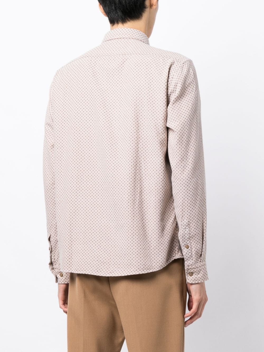 BOSS micro-dot cotton shirt