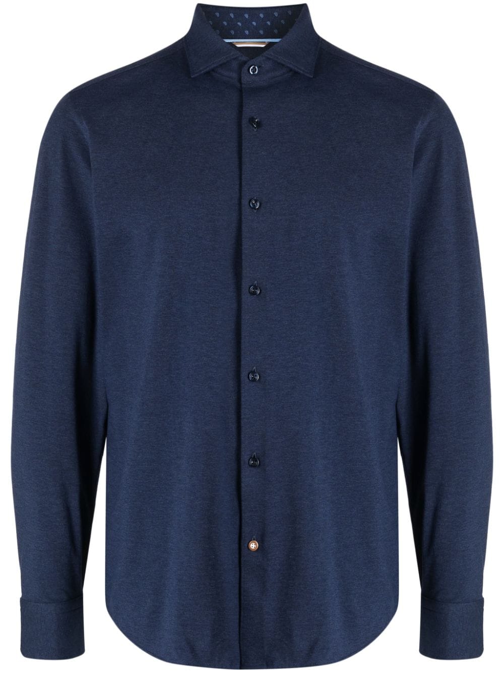 BOSS stretch-cotton twill shirt