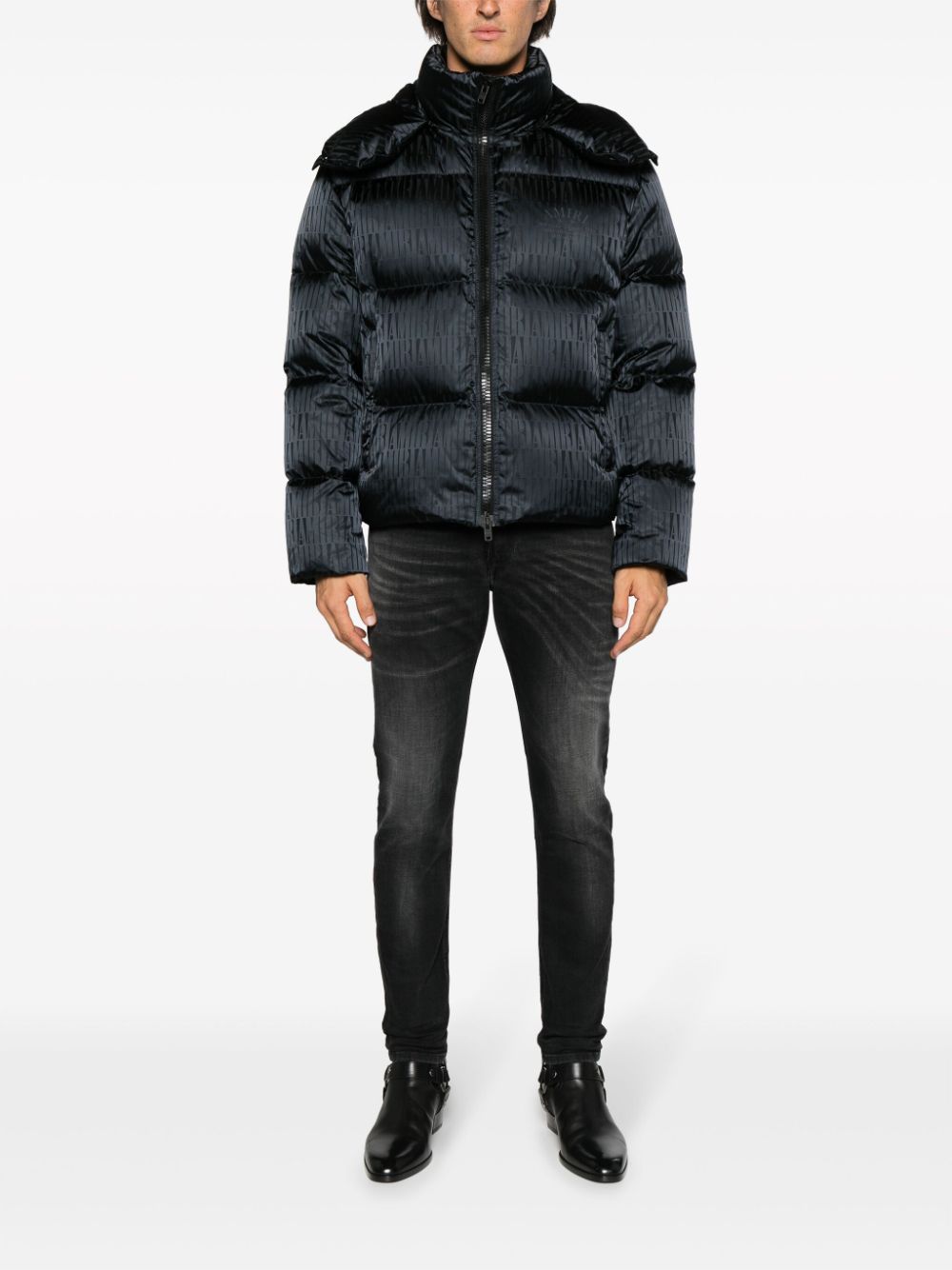 AMIRI logo-print padded jacket - Image 6