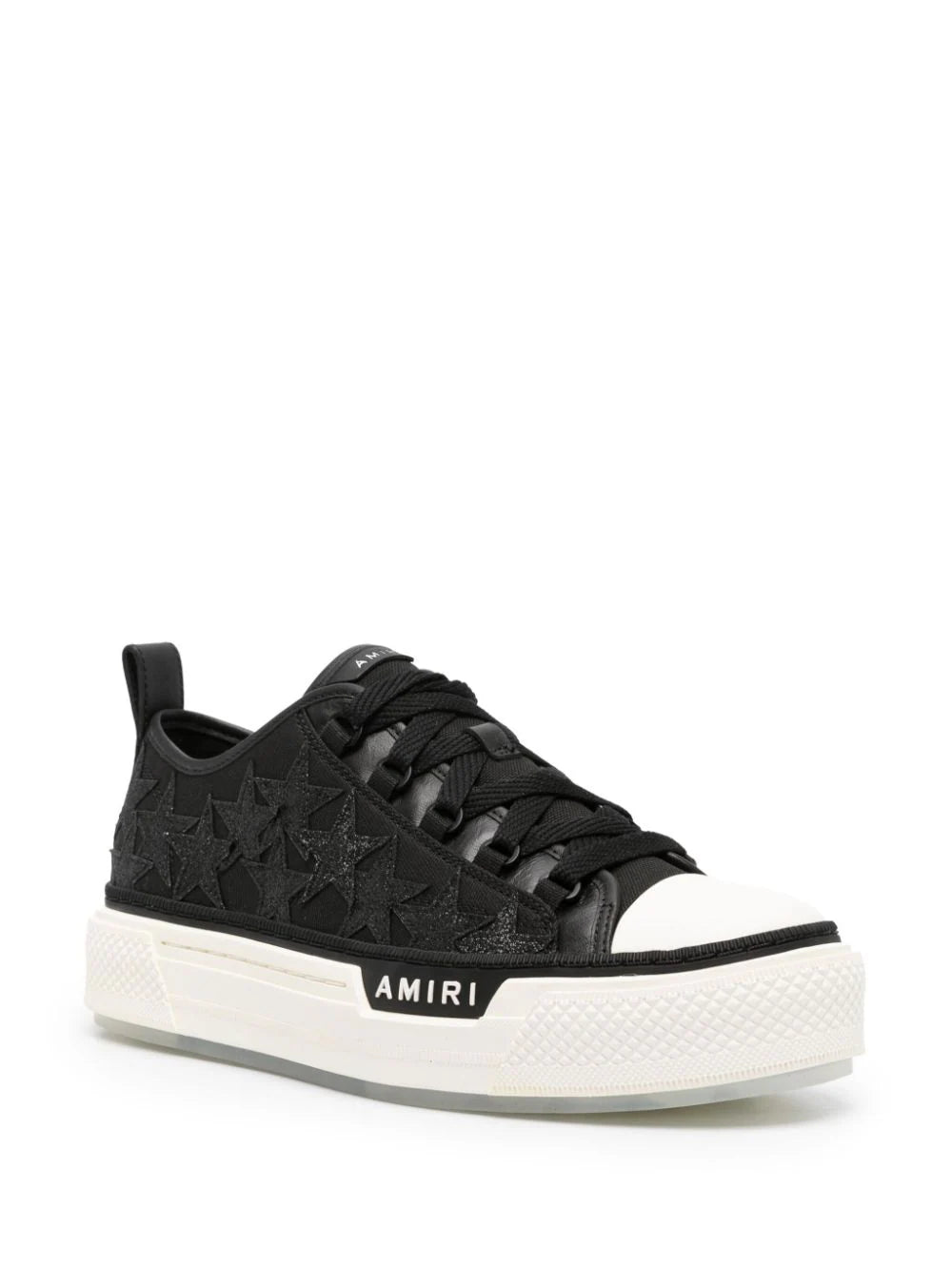 AMIRI  star-embroidered canvas sneakers