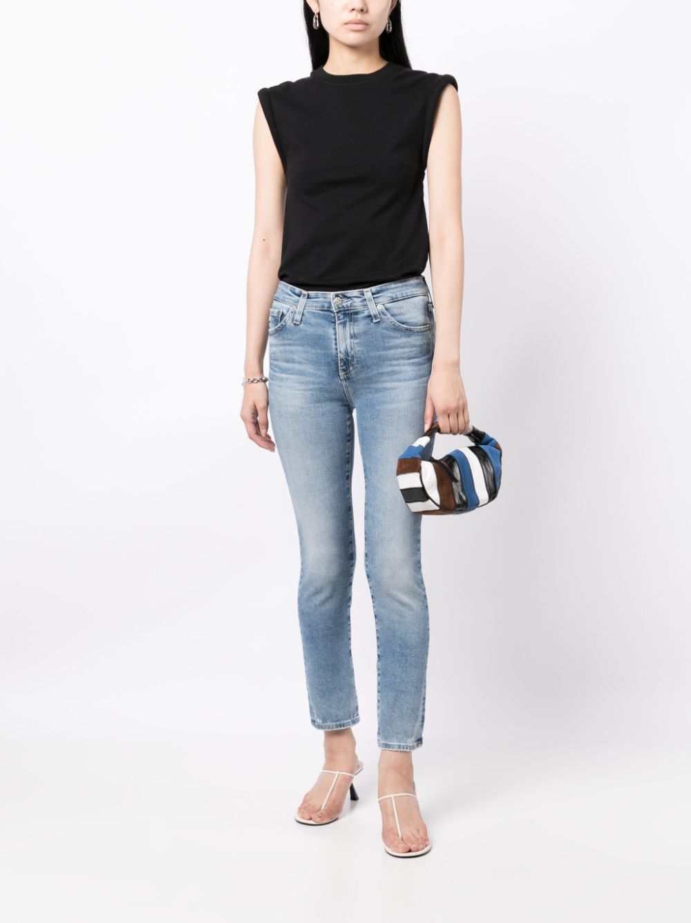 AG Jeans  The Mari mid-rise skinny jeans
